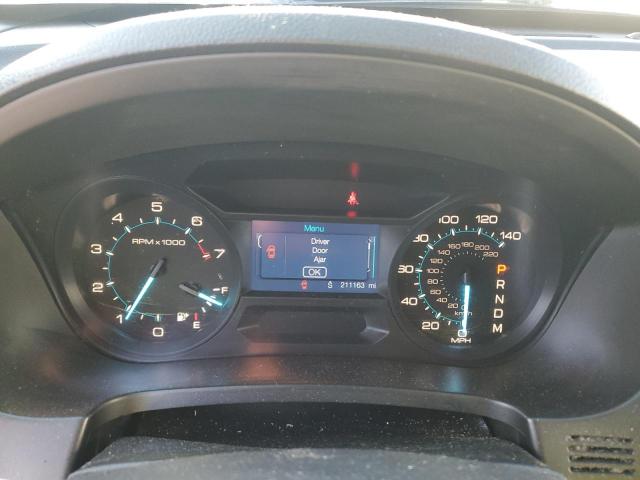 1FM5K8D88FGB63411 - 2015 FORD EXPLORER XLT BLACK photo 9