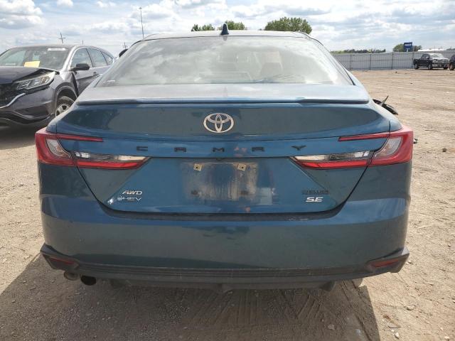 4T1DBADK3SU009215 - 2025 TOYOTA CAMRY XSE 青色 照片 6