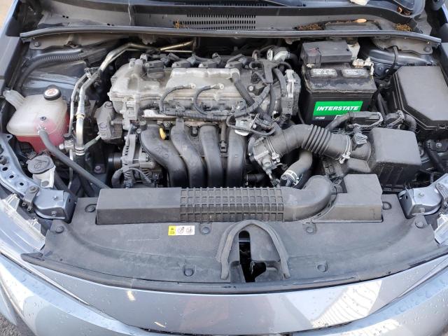 5YFEPMAE8NP350315 - 2022 TOYOTA COROLLA LE ნაცრისფერი ფოტო 11