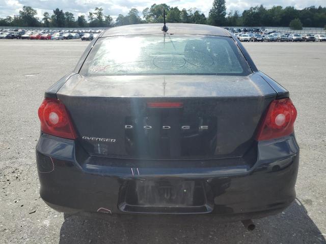 1C3CDZCB6CN112123 - 2012 DODGE AVENGER SXT BLACK photo 6