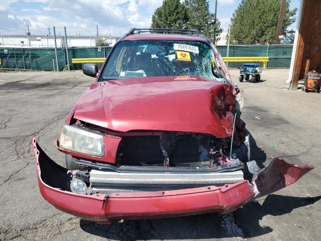 JF1SG65614H723888 - 2004 SUBARU FORESTER 2.5XS 红色 照片 5