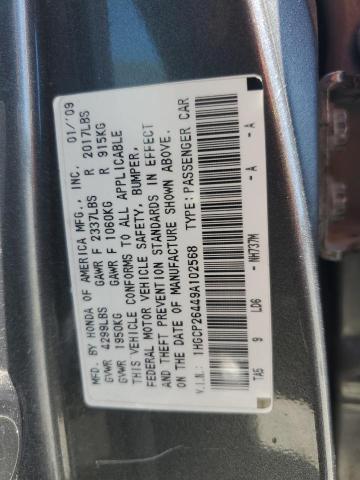 1HGCP26449A102568 - 2009 HONDA ACCORD LXP GRAY photo 13