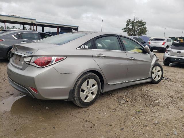 KMHEC4A46CA059232 - 2012 HYUNDAI SONATA HYBRID SILVER photo 3