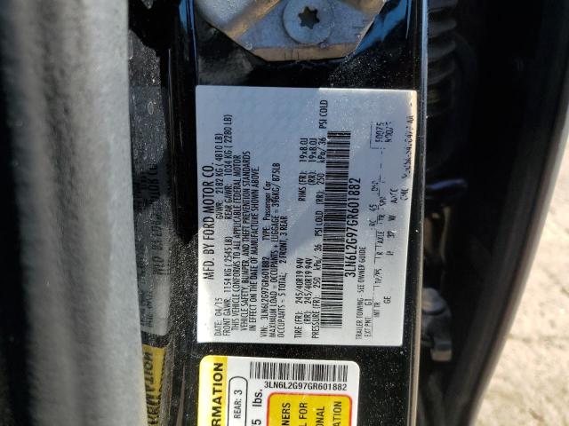 3LN6L2G97GR601882 - 2016 LINCOLN MKZ Қара фото 12