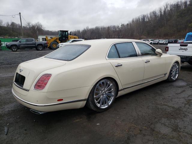 SCBBF7ZH6GC001948 - 2016 BENTLEY MULSANNE BEIGE photo 3