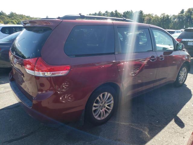 5TDYK3DC4DS314515 - 2013 TOYOTA SIENNA XLE MAROON photo 3