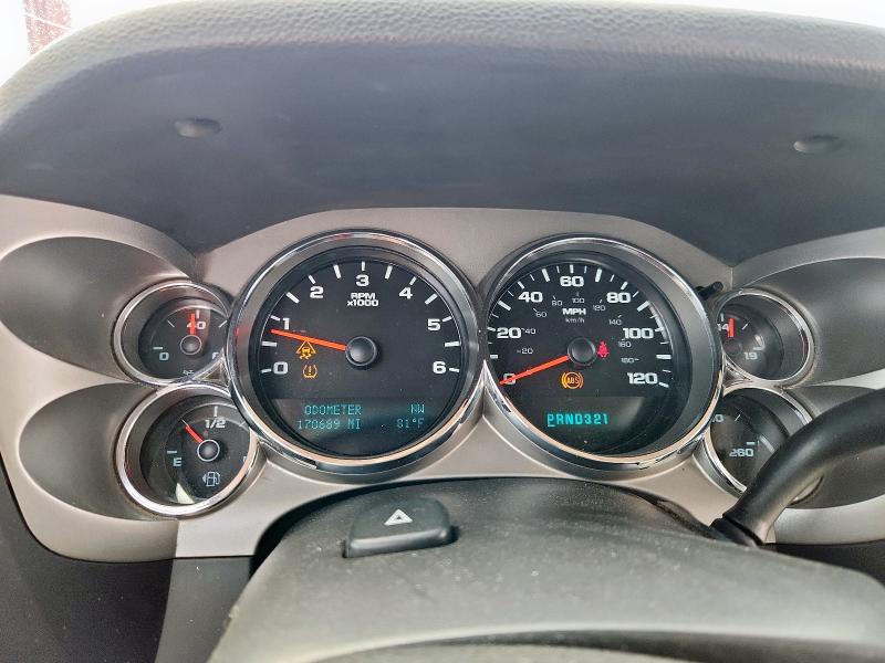 1GCEC29069Z104044 - 2009 CHEVROLET SILVERADO C1500 LT BLACK photo 9