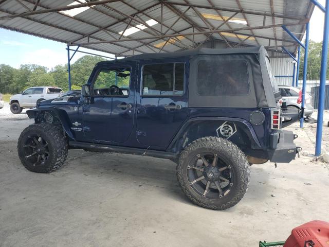 1C4BJWDG0CL290386 - 2012 JEEP WRANGLER U SPORT BLUE photo 2