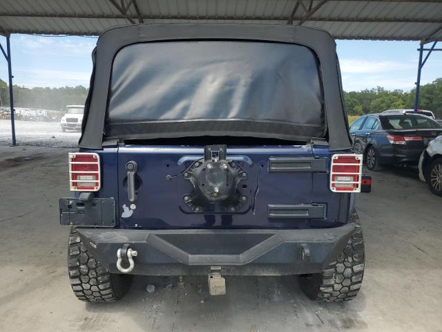 1C4BJWDG0CL290386 - 2012 JEEP WRANGLER U SPORT BLUE photo 6