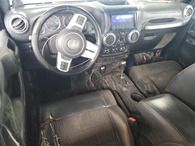 1C4BJWDG0CL290386 - 2012 JEEP WRANGLER U SPORT BLUE photo 8