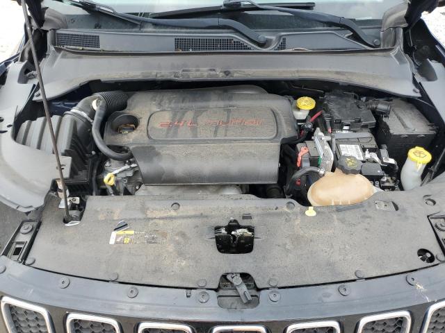 3C4NJCBB7JT248303 - 2018 JEEP COMPASS LATITUDE Blau Foto 11