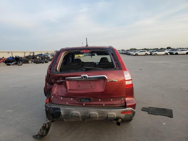 JHLRE38797C012980 - 2007 HONDA CR-V EXL BURGUNDY photo 6