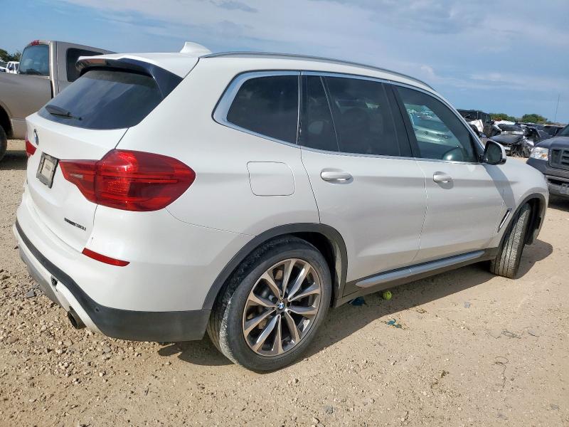 5UXTR7C59KLR51512 - 2019 BMW X3 SDRIVE30I WHITE photo 3