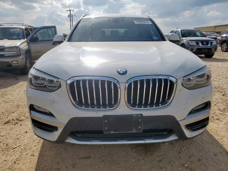 5UXTR7C59KLR51512 - 2019 BMW X3 SDRIVE30I WHITE photo 5
