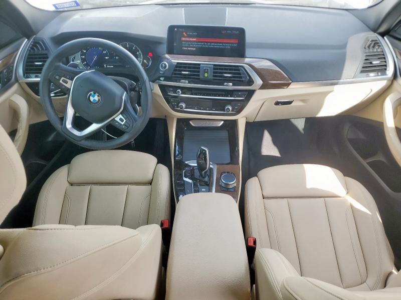 5UXTR7C59KLR51512 - 2019 BMW X3 SDRIVE30I WHITE photo 8