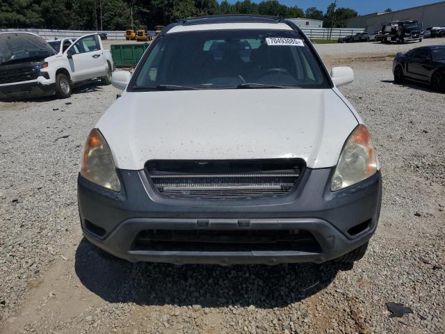 JHLRD788X3C026223 - 2003 HONDA CR-V EX WHITE photo 5