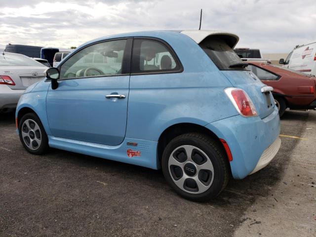 3C3CFFGEXFT662619 - 2015 FIAT 500 ELECTRIC BLUE photo 2