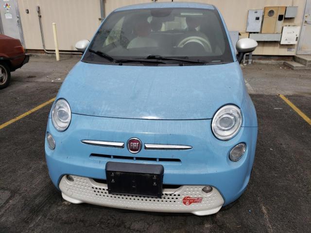 3C3CFFGEXFT662619 - 2015 FIAT 500 ELECTRIC BLUE photo 5