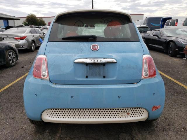 3C3CFFGEXFT662619 - 2015 FIAT 500 ELECTRIC BLUE photo 6