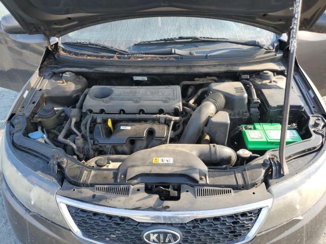 KNAFU4A20D5699786 - 2013 KIA FORTE EX GRAY photo 11