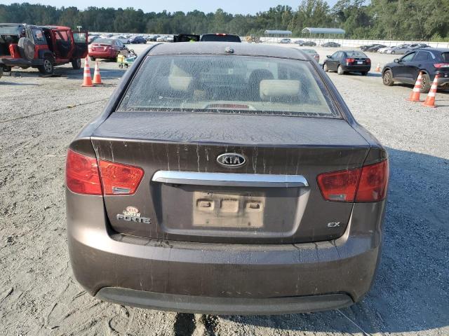 KNAFU4A20D5699786 - 2013 KIA FORTE EX GRAY photo 6