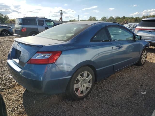 2HGFG12697H573306 - 2007 HONDA CIVIC LX BLUE photo 3