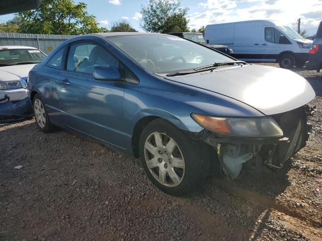2HGFG12697H573306 - 2007 HONDA CIVIC LX BLUE photo 4