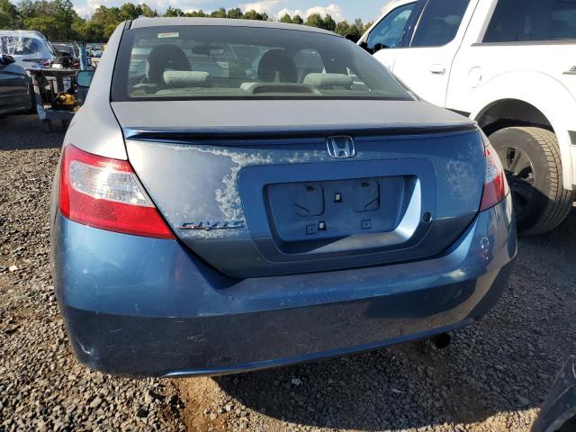 2HGFG12697H573306 - 2007 HONDA CIVIC LX BLUE photo 6