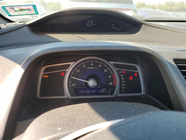 2HGFG12697H573306 - 2007 HONDA CIVIC LX BLUE photo 9