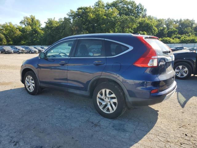 5J6RM4H71FL061282 - 2015 HONDA CR-V EXL BLUE photo 2