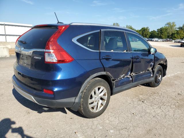 5J6RM4H71FL061282 - 2015 HONDA CR-V EXL BLUE photo 3