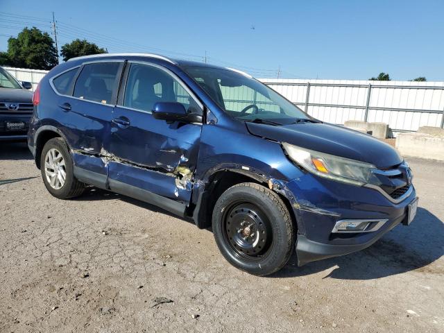 5J6RM4H71FL061282 - 2015 HONDA CR-V EXL BLUE photo 4