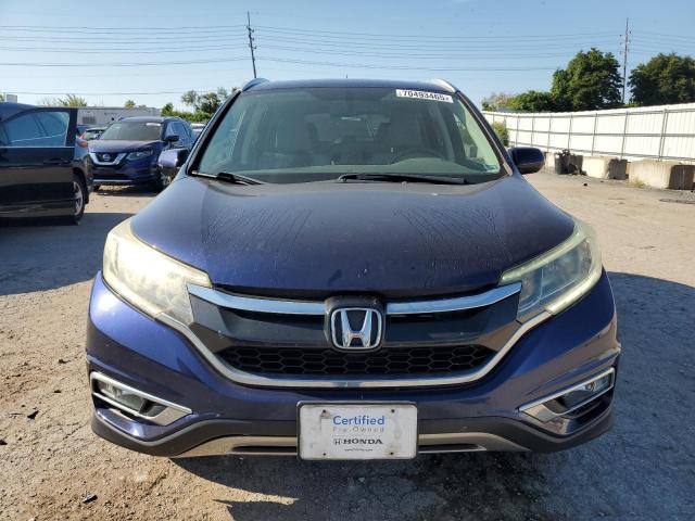 5J6RM4H71FL061282 - 2015 HONDA CR-V EXL BLUE photo 5