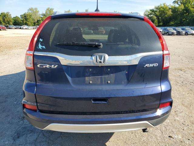 5J6RM4H71FL061282 - 2015 HONDA CR-V EXL BLUE photo 6