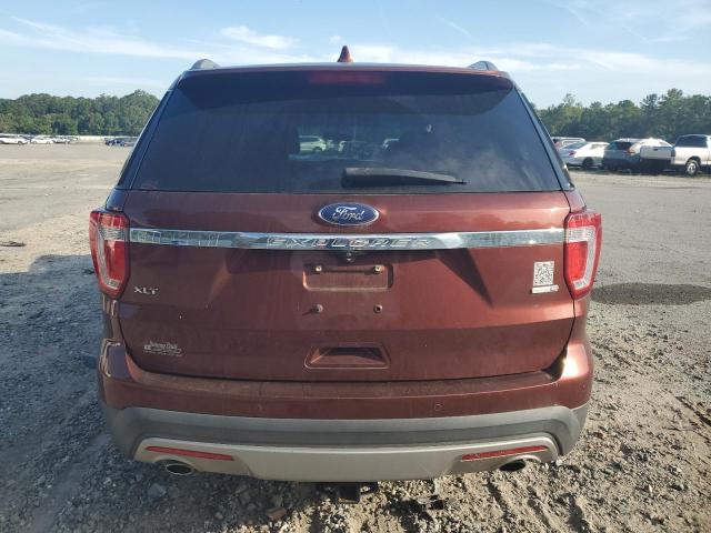 1FM5K8D89GGA98148 - 2016 FORD EXPLORER XLT Burgund zdjęcie 6