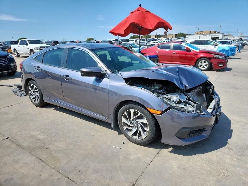 19XFC2F73HE078504 - 2017 HONDA CIVIC EX GRAY photo 4