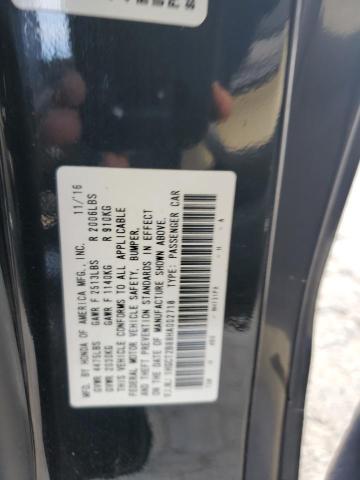 1HGCT2B88HA002718 - 2017 HONDA ACCORD EXL BLACK photo 12