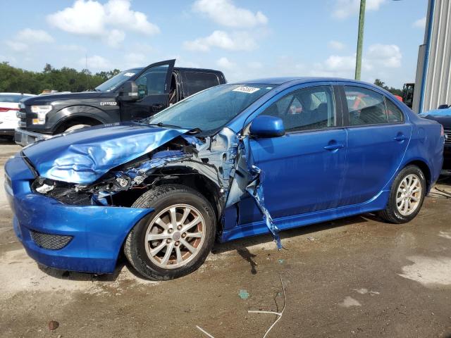 JA32U2FU5AU005528 - 2010 MITSUBISHI LANCER ES/ES SPORT BLUE photo 1