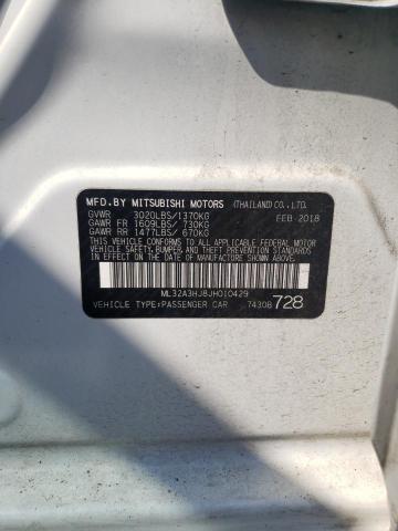 ML32A3HJ8JH010429 - 2018 MITSUBISHI MIRAGE ES Ağ foto 12