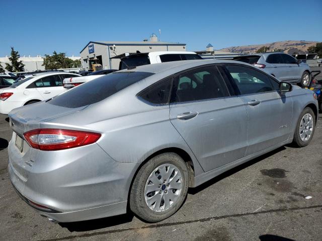 3FA6P0LUXGR196033 - 2016 FORD FUSION SE HYBRID SILVER photo 3