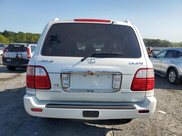 JTJHT00W243539249 - 2004 LEXUS LX 470 WHITE photo 6