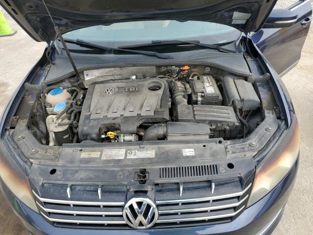 1VWCN7A37EC063020 - 2014 VOLKSWAGEN PASSAT SEL BLUE photo 11