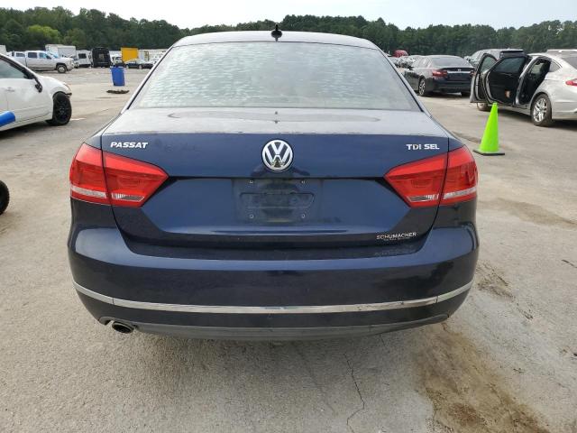 1VWCN7A37EC063020 - 2014 VOLKSWAGEN PASSAT SEL BLUE photo 6