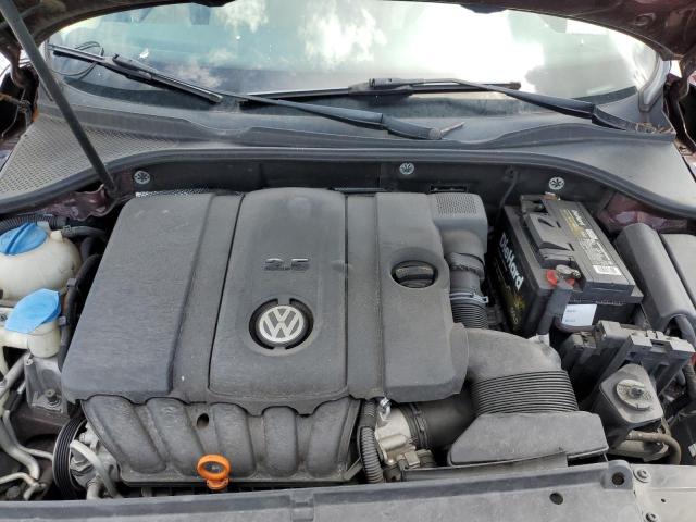 1VWBP7A31DC130084 - 2013 VOLKSWAGEN PASSAT SE BURGUNDY photo 11