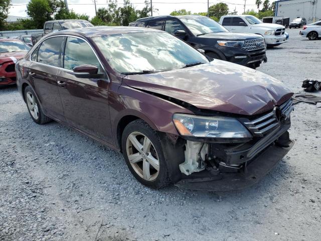1VWBP7A31DC130084 - 2013 VOLKSWAGEN PASSAT SE BURGUNDY photo 4