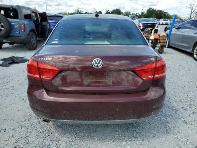 1VWBP7A31DC130084 - 2013 VOLKSWAGEN PASSAT SE BURGUNDY photo 6