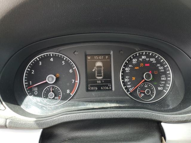 1VWBP7A31DC130084 - 2013 VOLKSWAGEN PASSAT SE BURGUNDY photo 9