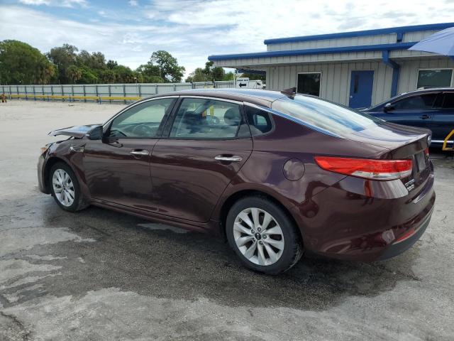 5XXGU4L37HG153467 - 2017 KIA OPTIMA EX 紫色 照片 2