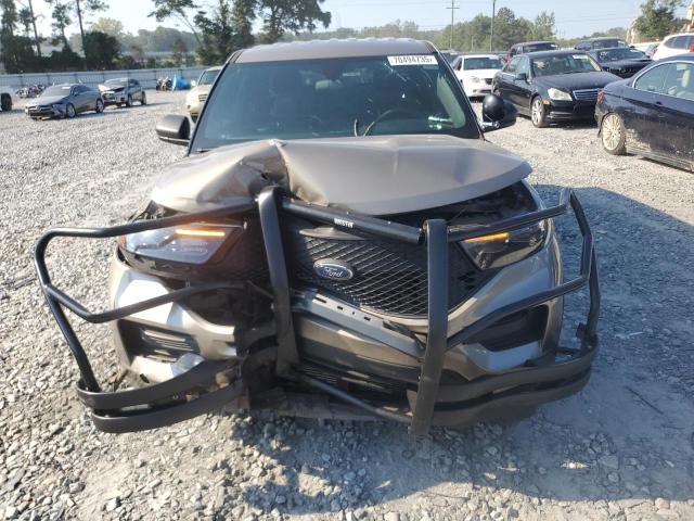 1FM5K8AB1MGB83139 - 2021 FORD EXPLORER POLICE INTERCEPTOR TAN photo 5