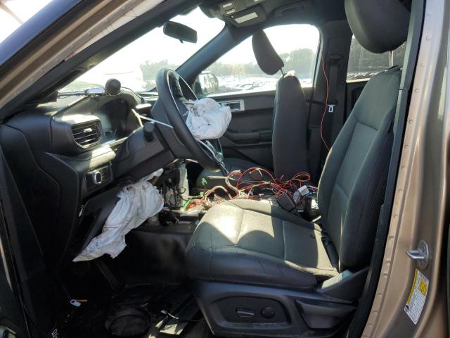 1FM5K8AB1MGB83139 - 2021 FORD EXPLORER POLICE INTERCEPTOR TAN photo 7